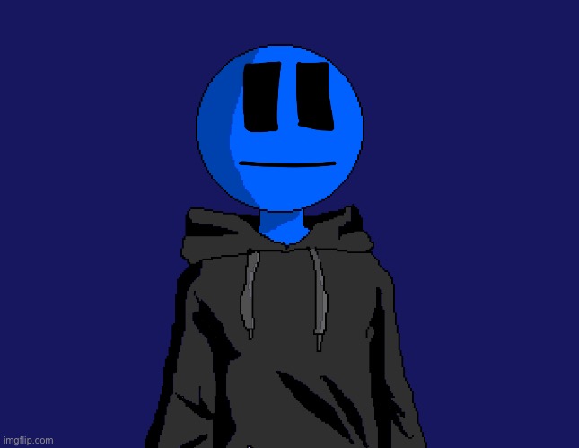 Some pixel art I made of my OC | image tagged in original character,alien,pixel | made w/ Imgflip meme maker