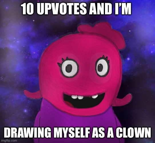 Daring, but this is a trend. | 10 UPVOTES AND I’M; DRAWING MYSELF AS A CLOWN | image tagged in using my twitter pfp as a banner | made w/ Imgflip meme maker