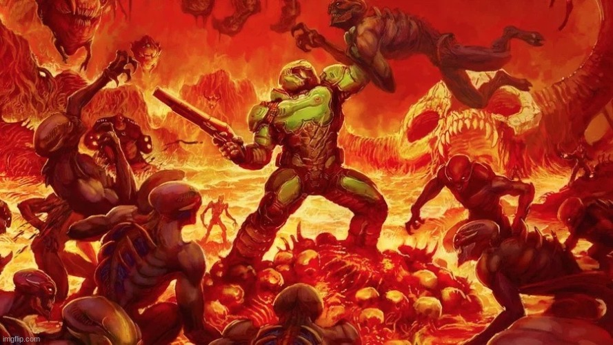 Doomslayer | image tagged in doomslayer | made w/ Imgflip meme maker