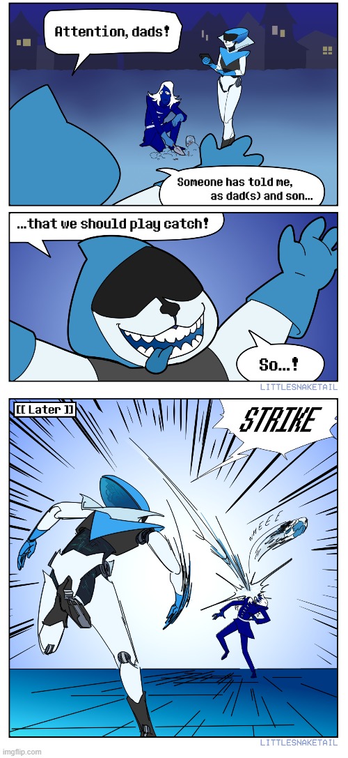 day 56 of posting deltarune comics | image tagged in yes i know i made a mistake,last one was 55,thanks to bendy_thedancingdemon for pointing that out | made w/ Imgflip meme maker