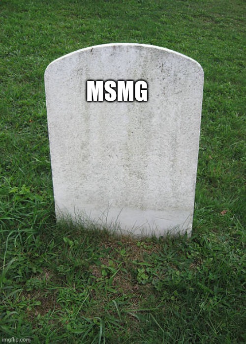 Everyone sleeping | MSMG | image tagged in grave stone | made w/ Imgflip meme maker
