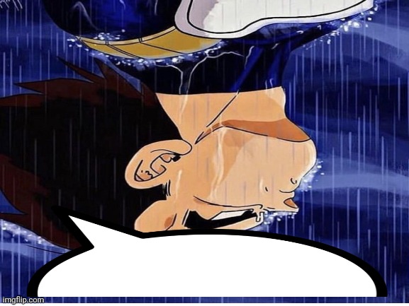 Vegeta in rain | made w/ Imgflip meme maker