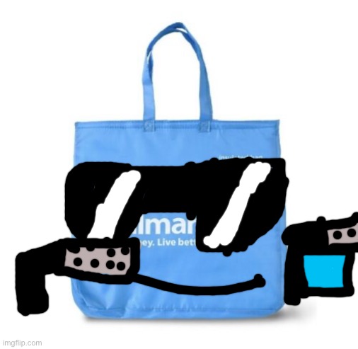 image tagged in walmart bag | made w/ Imgflip meme maker