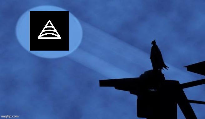 aries batman logo | image tagged in batman signal | made w/ Imgflip meme maker