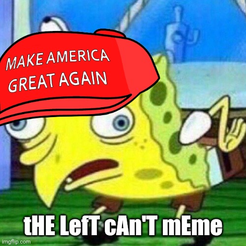 tHE LefT cAn'T mEme | made w/ Imgflip meme maker