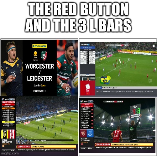 The 4 horsemen of | THE RED BUTTON AND THE 3 L BARS | image tagged in the 4 horsemen of,bt sport | made w/ Imgflip meme maker