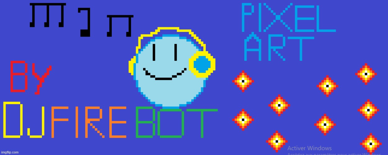 my first pixel art | made w/ Imgflip meme maker