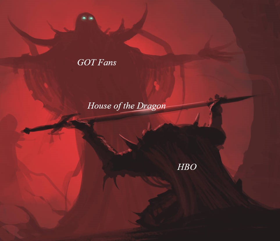 High Quality House of the Dragon offering Blank Meme Template