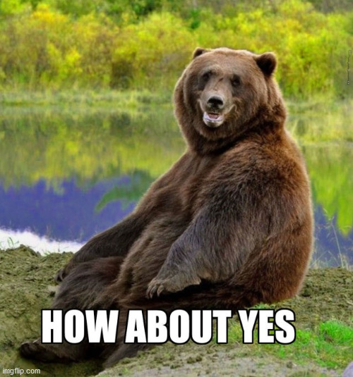 How about yes Blank Meme Template