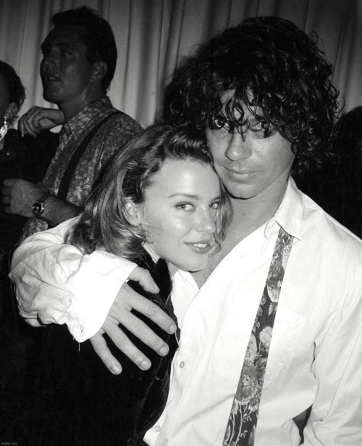 Kylie Michael Hutchence | image tagged in kylie michael hutchence | made w/ Imgflip meme maker