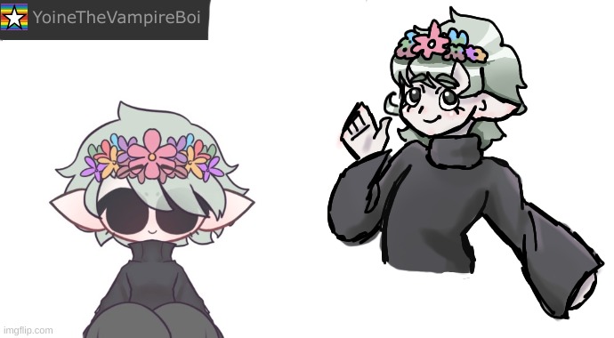 redraw by request of YoineTheVampireBoi | made w/ Imgflip meme maker