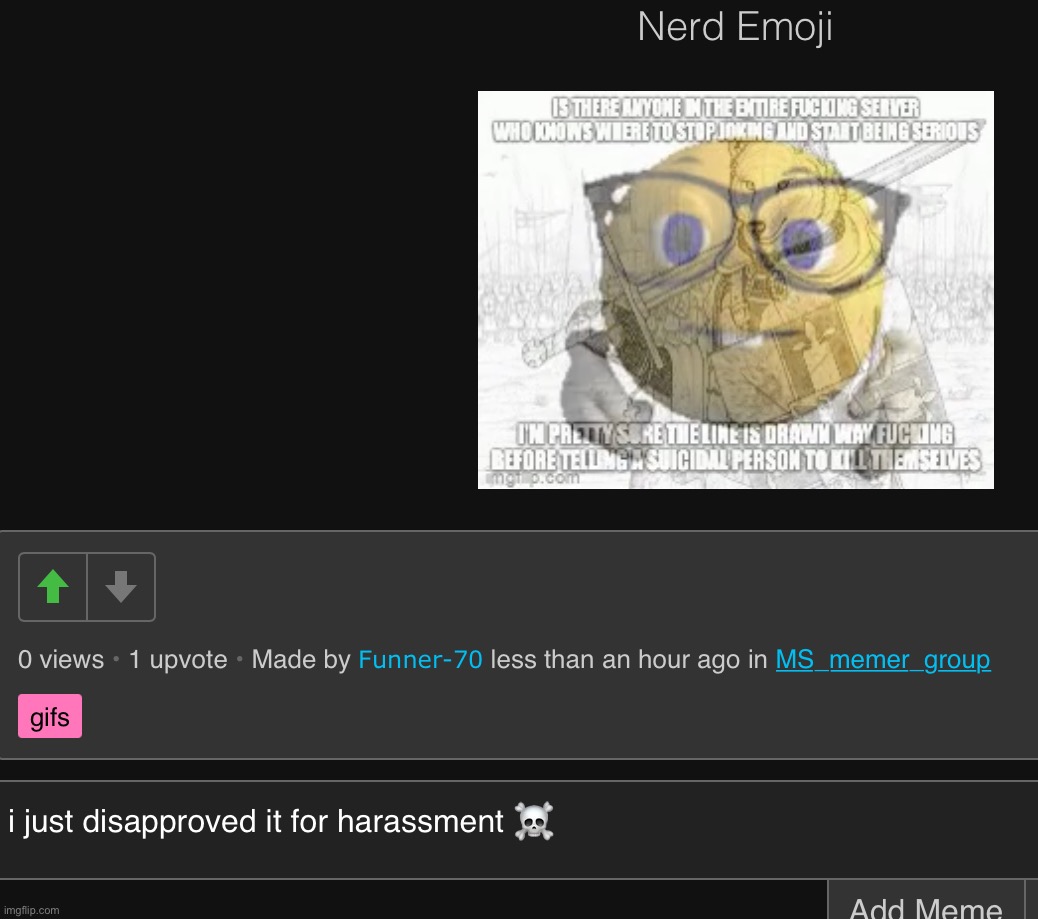 like fr, move on dude. ur totally. making. drama. (Funner note: Huge W) | made w/ Imgflip meme maker