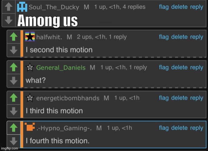 Motion | Among us | image tagged in motion | made w/ Imgflip meme maker