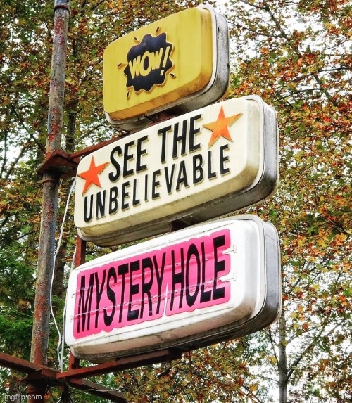 come see my ~mystery hole~ /j | made w/ Imgflip meme maker