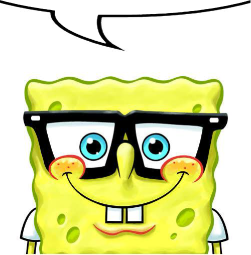 Nerd Spongebob Blank Meme Template