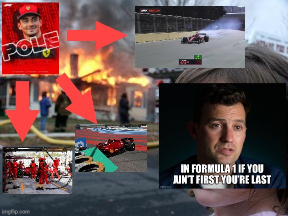 What happened to Sharls | image tagged in f1 | made w/ Imgflip meme maker