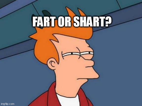 Futurama Fry Meme | FART OR SHART? | image tagged in memes,futurama fry | made w/ Imgflip meme maker