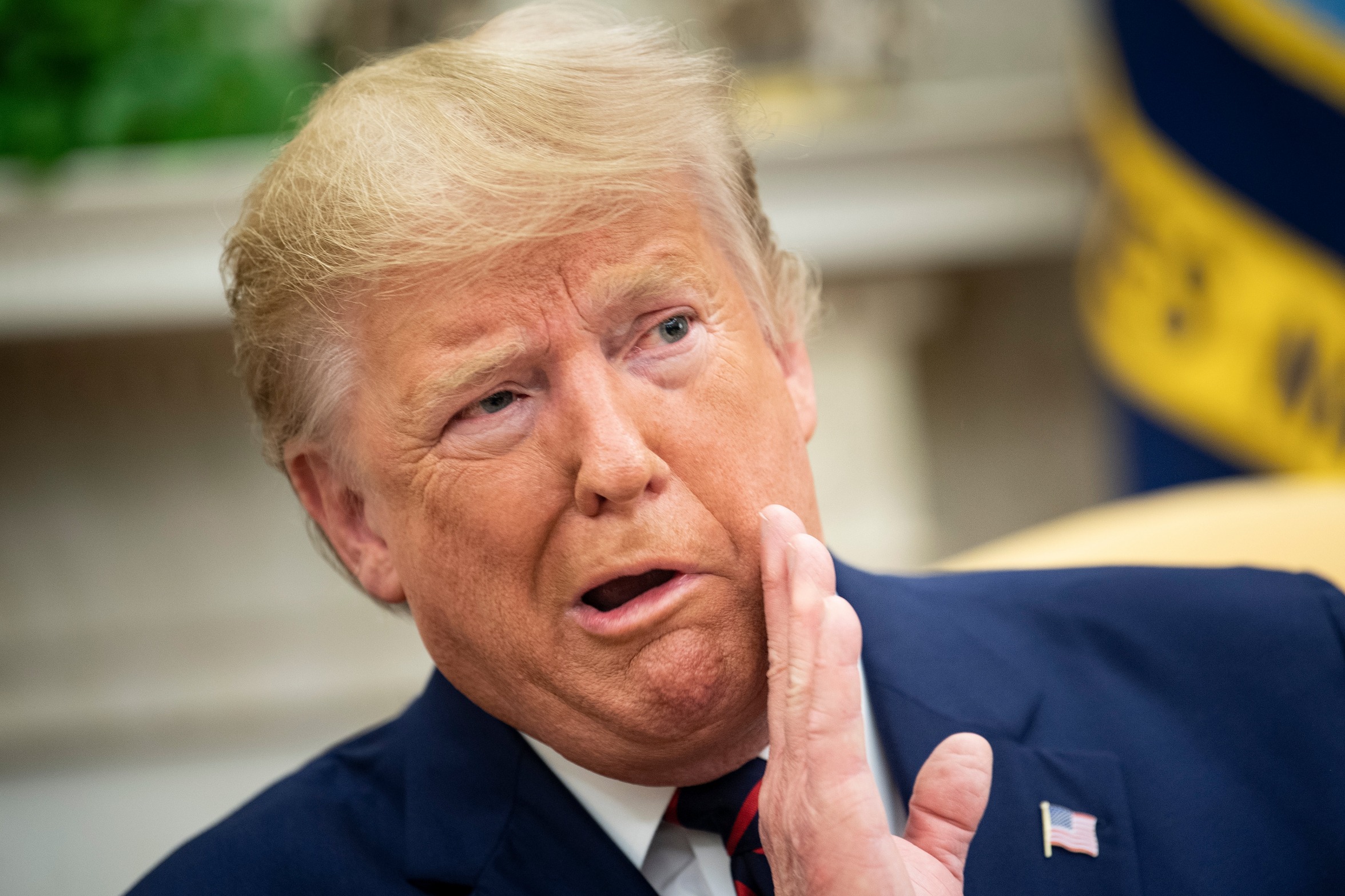 Trump Aside Blank Meme Template