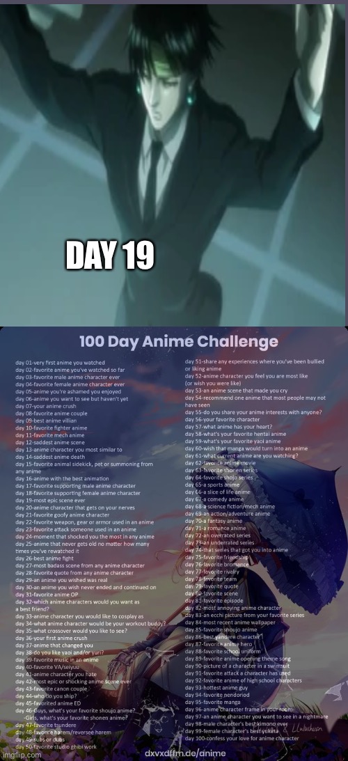Yorknew Massacre | DAY 19 | image tagged in 100 day anime challenge | made w/ Imgflip meme maker