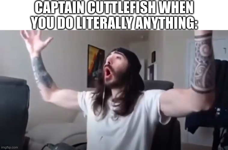 WOO, yeah baby thats what we've been waiting for | CAPTAIN CUTTLEFISH WHEN YOU DO LITERALLY ANYTHING: | image tagged in youtube,youtuber,leonardo dicaprio cheers,splatoon,inkling,squidward | made w/ Imgflip meme maker