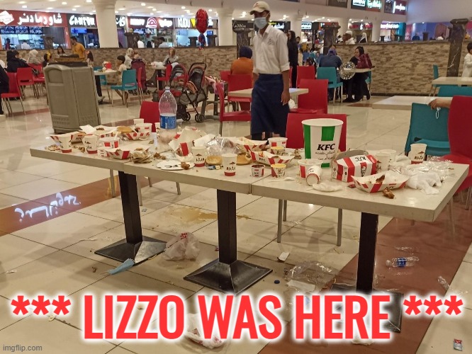 LIZZO AWARD FOR OUTSTANDING APETITE | *** LIZZO WAS HERE *** | image tagged in kfc,lizzo,mtv,mtv music awards | made w/ Imgflip meme maker