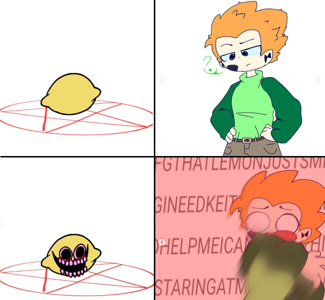 High Quality Pico hates lemons Blank Meme Template