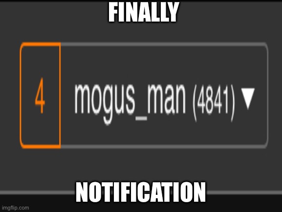 YES YES YES YES YES | FINALLY; NOTIFICATION | image tagged in notifications | made w/ Imgflip meme maker