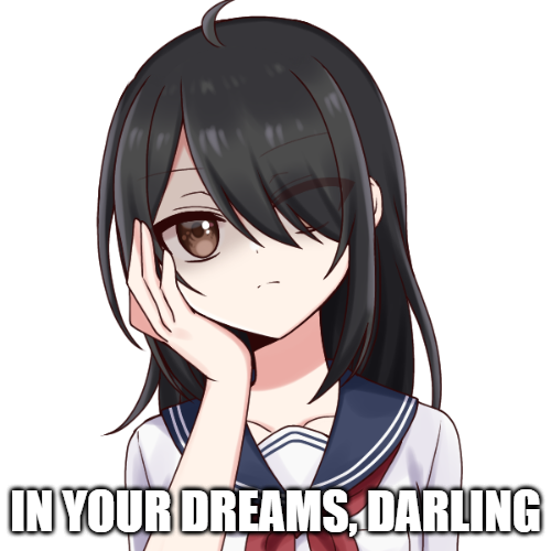In Your Dreams, Darling Blank Meme Template