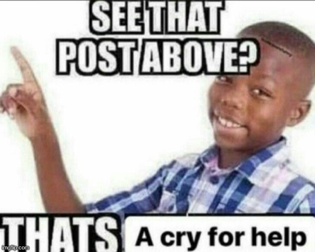 the post above | image tagged in see that post above | made w/ Imgflip meme maker