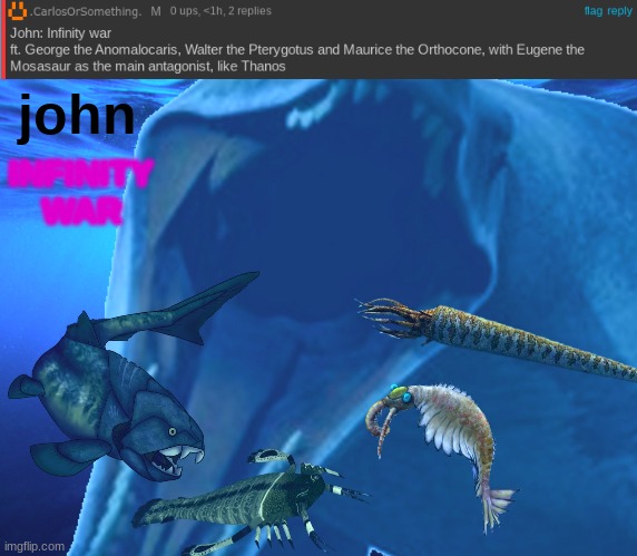 john: infinity war | john; INFINITY WAR | image tagged in john 21 | made w/ Imgflip meme maker