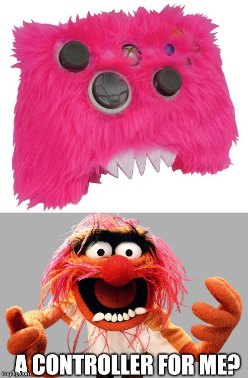 A CONTROLLER FOR ANIMAL | A CONTROLLER FOR ME? | image tagged in animal muppets,xbox,xbox one | made w/ Imgflip meme maker