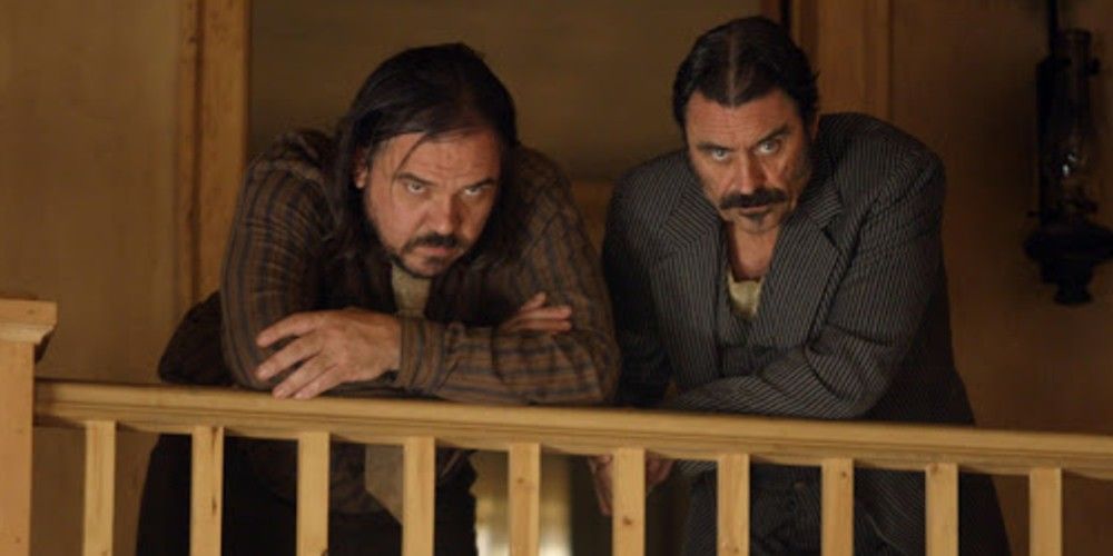 High Quality Al and Dan Deadwood Blank Meme Template