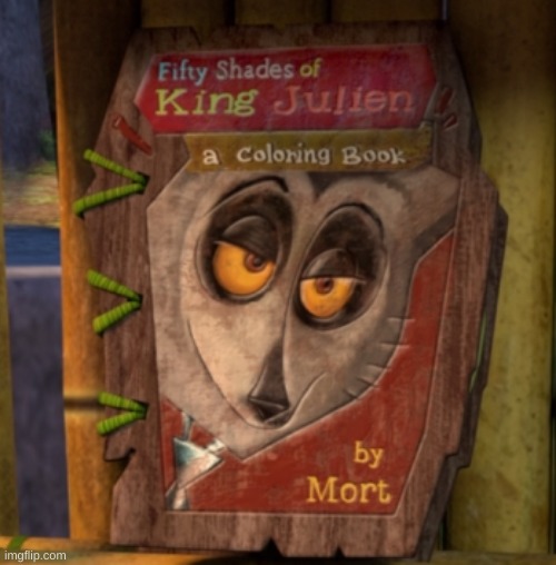 fifty shades of king julien | image tagged in memes,funny,madagascar,all hail king julien,oh god,fifty shades | made w/ Imgflip meme maker