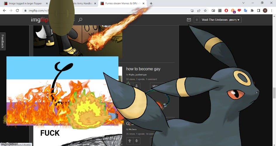 High Quality Disaster Umbreon Blank Meme Template