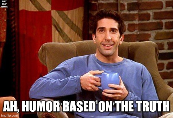 Ross Humor based on my pain | (NOT THAT FUNNY) AH, HUMOR BASED ON THE TRUTH | image tagged in ross humor based on my pain | made w/ Imgflip meme maker