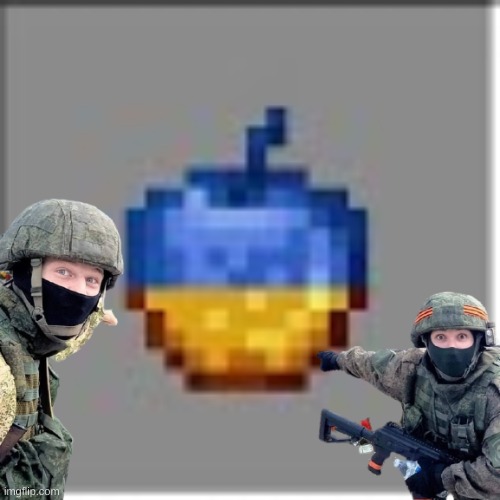 the ukraine apple has been found | made w/ Imgflip meme maker