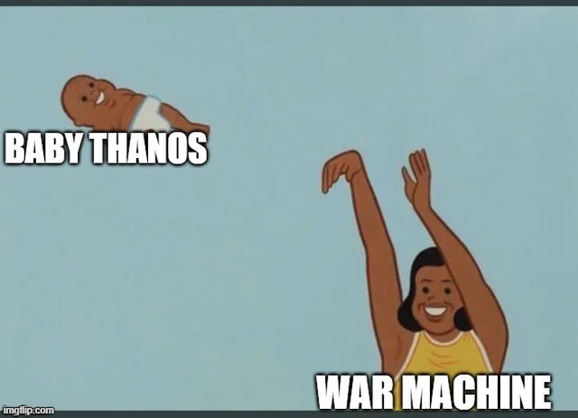First of All, That's Horrible | image tagged in thanos | made w/ Imgflip meme maker