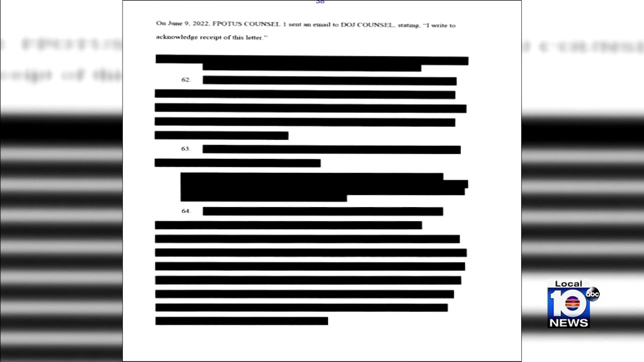 Redacted Trump Mar-a-Lago FBI search affidavit Blank Meme Template