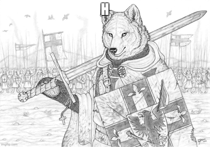 h | H | image tagged in fursader | made w/ Imgflip meme maker
