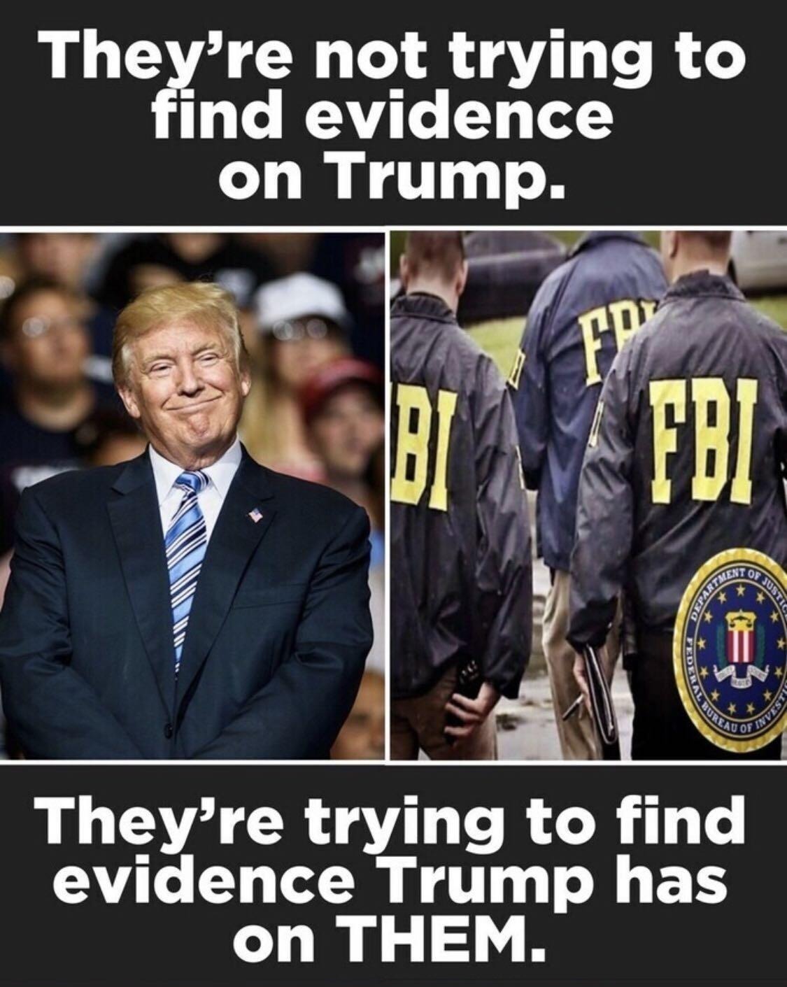 They're not trying to find evidence on Trump. | image tagged in evidence,checkmate,government corruption,clinton corruption,deep state,bush clinton crime families | made w/ Imgflip meme maker