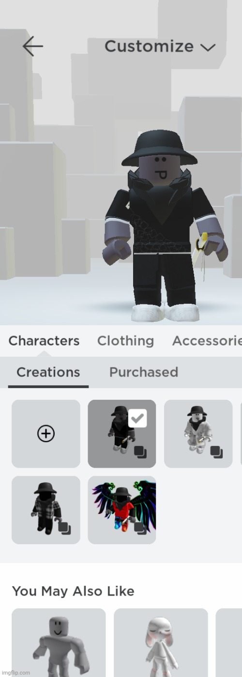 Roblox avatar | made w/ Imgflip meme maker