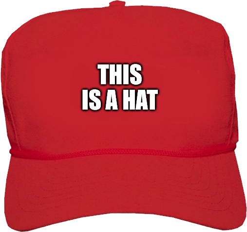 High Quality This is a hat Blank Meme Template