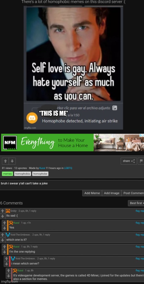 the fact that they're being /srs is sad | made w/ Imgflip meme maker