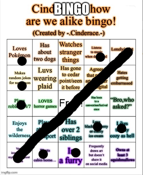 BINGO | made w/ Imgflip meme maker