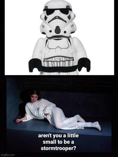 Small stormtrooper | image tagged in rescue | made w/ Imgflip meme maker