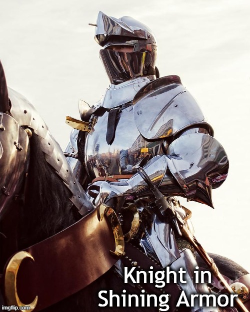Knight in Shining Armor | made w/ Imgflip meme maker