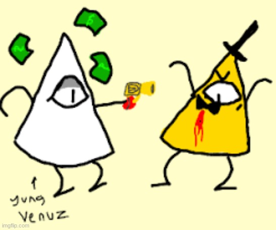 based artist (they don't ship Y.V X Bill Cipher) - Imgflip