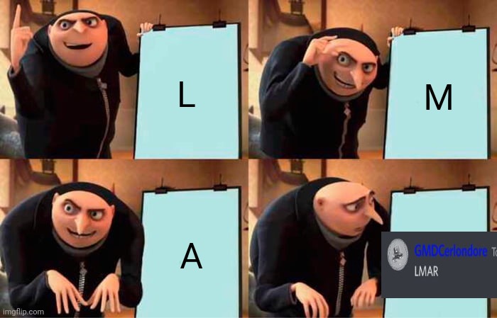 Gru's Plan Meme | L; M; A | image tagged in memes,gru's plan | made w/ Imgflip meme maker