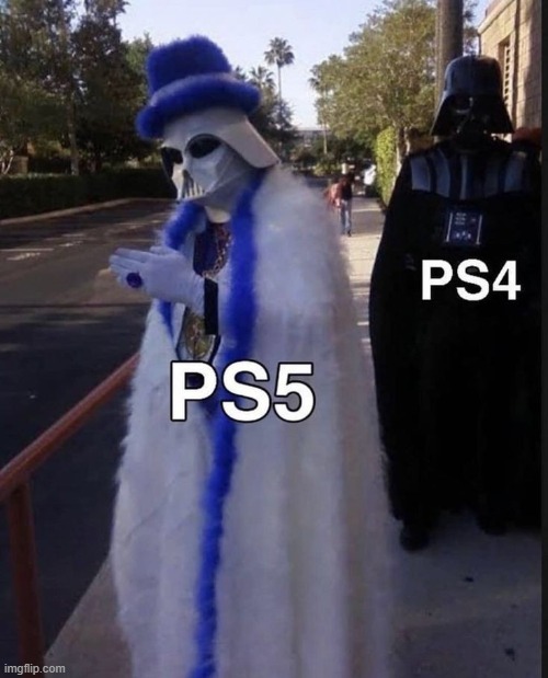 image tagged in ps4,ps5 | made w/ Imgflip meme maker