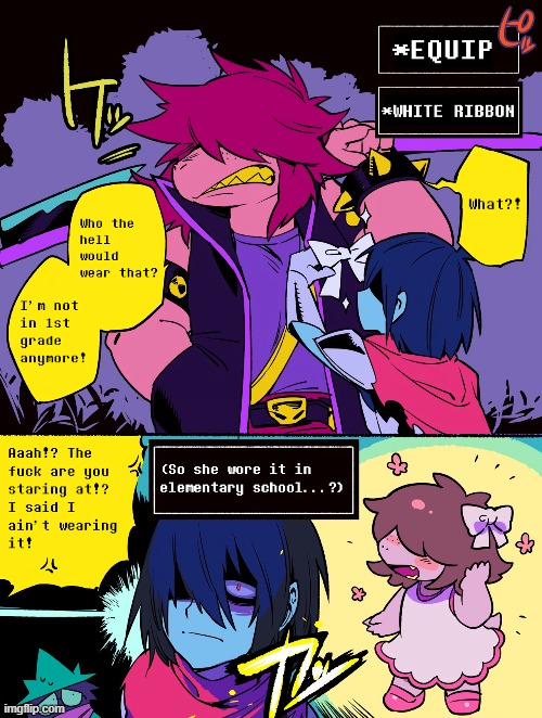 day 59 of posting deltarune comics | image tagged in no way | made w/ Imgflip meme maker